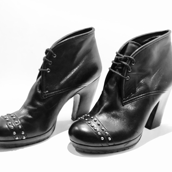 NEW Prada lace up booties - Picture 5 of 8